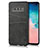 Custodia Lusso Pelle Cover R02 per Samsung Galaxy S10 Nero
