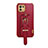 Custodia Lusso Pelle Cover R02 per Xiaomi Mi 11 5G Rosso