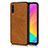 Custodia Lusso Pelle Cover R02 per Xiaomi Mi A3 Arancione