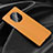 Custodia Lusso Pelle Cover R03 per Huawei Mate 40 Pro Arancione