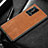 Custodia Lusso Pelle Cover R03 per Huawei P40 Pro+ Plus Arancione