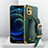 Custodia Lusso Pelle Cover R03 per Xiaomi Mi 11 5G Verde