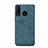 Custodia Lusso Pelle Cover R04 per Huawei P30 Lite Blu