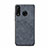 Custodia Lusso Pelle Cover R04 per Huawei P30 Lite Grigio Scuro