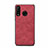 Custodia Lusso Pelle Cover R04 per Huawei P30 Lite Rosso