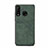 Custodia Lusso Pelle Cover R04 per Huawei P30 Lite Verde