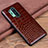 Custodia Lusso Pelle Cover R04 per OnePlus 8 Pro Marrone