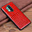 Custodia Lusso Pelle Cover R04 per OnePlus 8 Pro Rosso