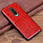 Custodia Lusso Pelle Cover R04 per OnePlus 8 Rosso