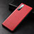 Custodia Lusso Pelle Cover R04 per Oppo Reno3 Pro Rosso