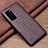 Custodia Lusso Pelle Cover R04 per Samsung Galaxy S20 Plus 5G Marrone