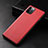 Custodia Lusso Pelle Cover R05 per Apple iPhone 12 Pro Rosso