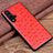 Custodia Lusso Pelle Cover R05 per Huawei Nova 5 Rosso