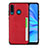Custodia Lusso Pelle Cover R05 per Huawei P30 Lite Rosso