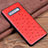 Custodia Lusso Pelle Cover R05 per Samsung Galaxy S10 Rosso
