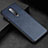 Custodia Lusso Pelle Cover R06 per OnePlus 8 Blu