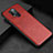 Custodia Lusso Pelle Cover R06 per OnePlus 8 Pro Rosso