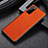 Custodia Lusso Pelle Cover R09 per Huawei Honor V30 5G Arancione