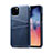 Custodia Lusso Pelle Cover R10 per Apple iPhone 11 Pro Max Blu