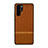 Custodia Lusso Pelle Cover R10 per Huawei P30 Pro Arancione