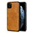 Custodia Lusso Pelle Cover R15 per Apple iPhone 11 Pro Arancione