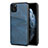 Custodia Lusso Pelle Cover R15 per Apple iPhone 11 Pro Blu