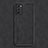 Custodia Lusso Pelle Cover S01 per Oppo A55 5G Nero