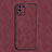 Custodia Lusso Pelle Cover S01 per Oppo K9S 5G Rosso