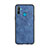 Custodia Lusso Pelle Cover S01 per Realme C3 Blu