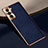 Custodia Lusso Pelle Cover S01 per Samsung Galaxy S22 5G Blu