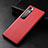 Custodia Lusso Pelle Cover S01 per Xiaomi Mi 10 Ultra Rosso