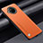 Custodia Lusso Pelle Cover S01 per Xiaomi Mi 10T Lite 5G Arancione