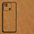 Custodia Lusso Pelle Cover S01 per Xiaomi POCO C31 Marrone
