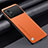 Custodia Lusso Pelle Cover S01 per Xiaomi Poco M5 4G Arancione