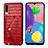 Custodia Lusso Pelle Cover S01D per Samsung Galaxy A70 Rosso