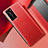 Custodia Lusso Pelle Cover S02 per Huawei P40 Pro Rosso