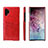 Custodia Lusso Pelle Cover S02 per Samsung Galaxy Note 10 Plus 5G Rosso