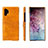 Custodia Lusso Pelle Cover S02 per Samsung Galaxy Note 10 Plus Arancione