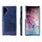 Custodia Lusso Pelle Cover S02 per Samsung Galaxy Note 10 Plus Blu