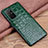 Custodia Lusso Pelle Cover S03 per Huawei Honor 30S Verde