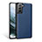 Custodia Lusso Pelle Cover S03 per Samsung Galaxy S21 5G Blu