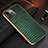 Custodia Lusso Pelle Cover S04 per Apple iPhone 13 Verde