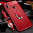 Custodia Lusso Pelle Cover S04 per Huawei Enjoy 10 Plus Rosso