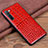 Custodia Lusso Pelle Cover S04 per Oppo Reno3 Rosso