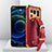 Custodia Lusso Pelle Cover S04 per Xiaomi Mi 11 Ultra 5G Rosso