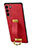 Custodia Lusso Pelle Cover S05 per Samsung Galaxy S22 Plus 5G Rosso