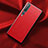 Custodia Lusso Pelle Cover S07 per Xiaomi Mi 10 Rosso