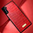 Custodia Lusso Pelle Cover S08 per Samsung Galaxy S21 Plus 5G Rosso