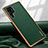 Custodia Lusso Pelle Cover S09 per Samsung Galaxy S22 Ultra 5G Verde