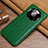 Custodia Lusso Pelle Cover ST3 per Huawei Mate 40 Pro Verde